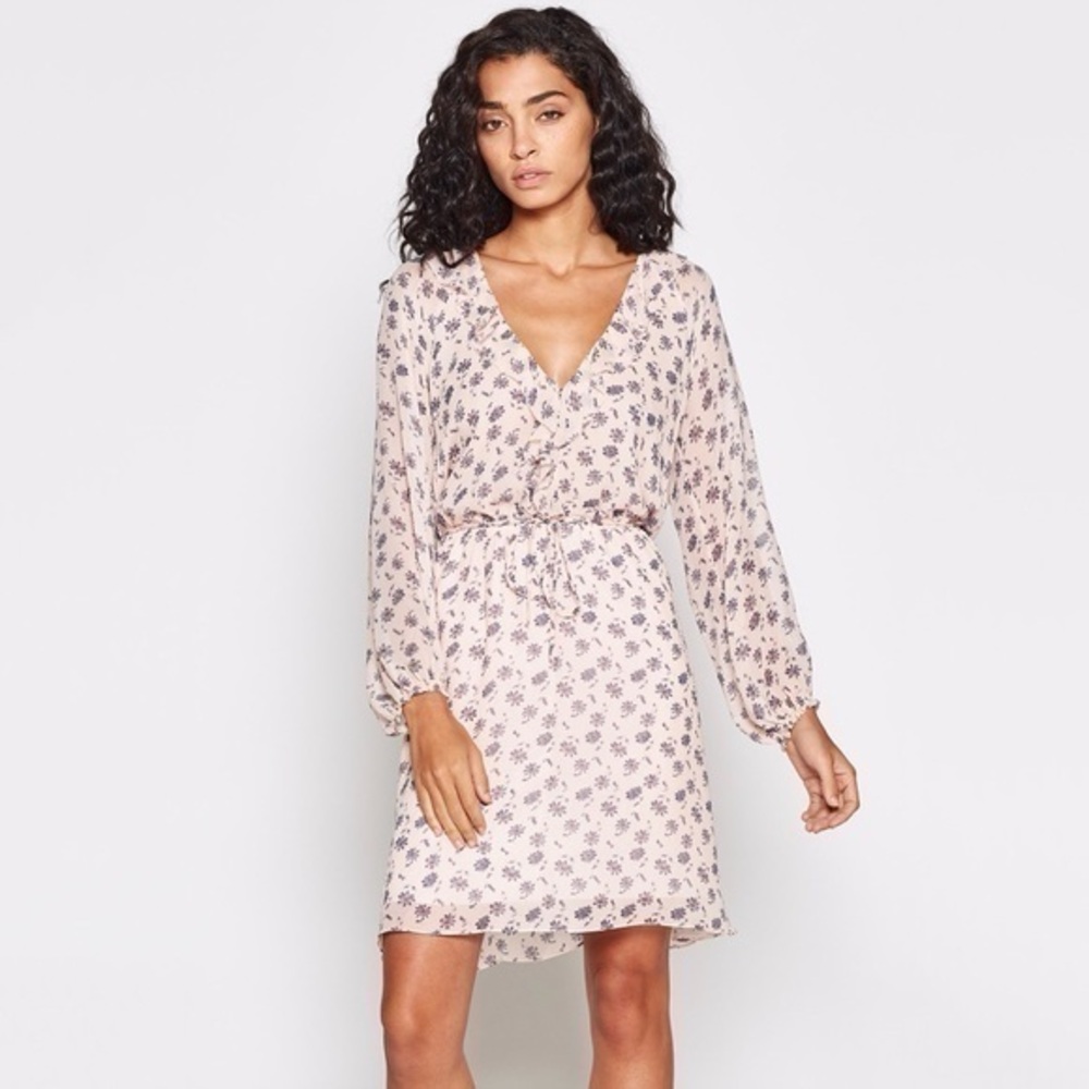 NWT Joie Marelle Floral Ruffle Mini Dress